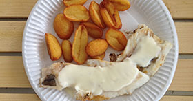 Baraque à sardines Saint-Gilles-Croix-de-Vie - Filet de Merlu  blanc grillés à la plancha