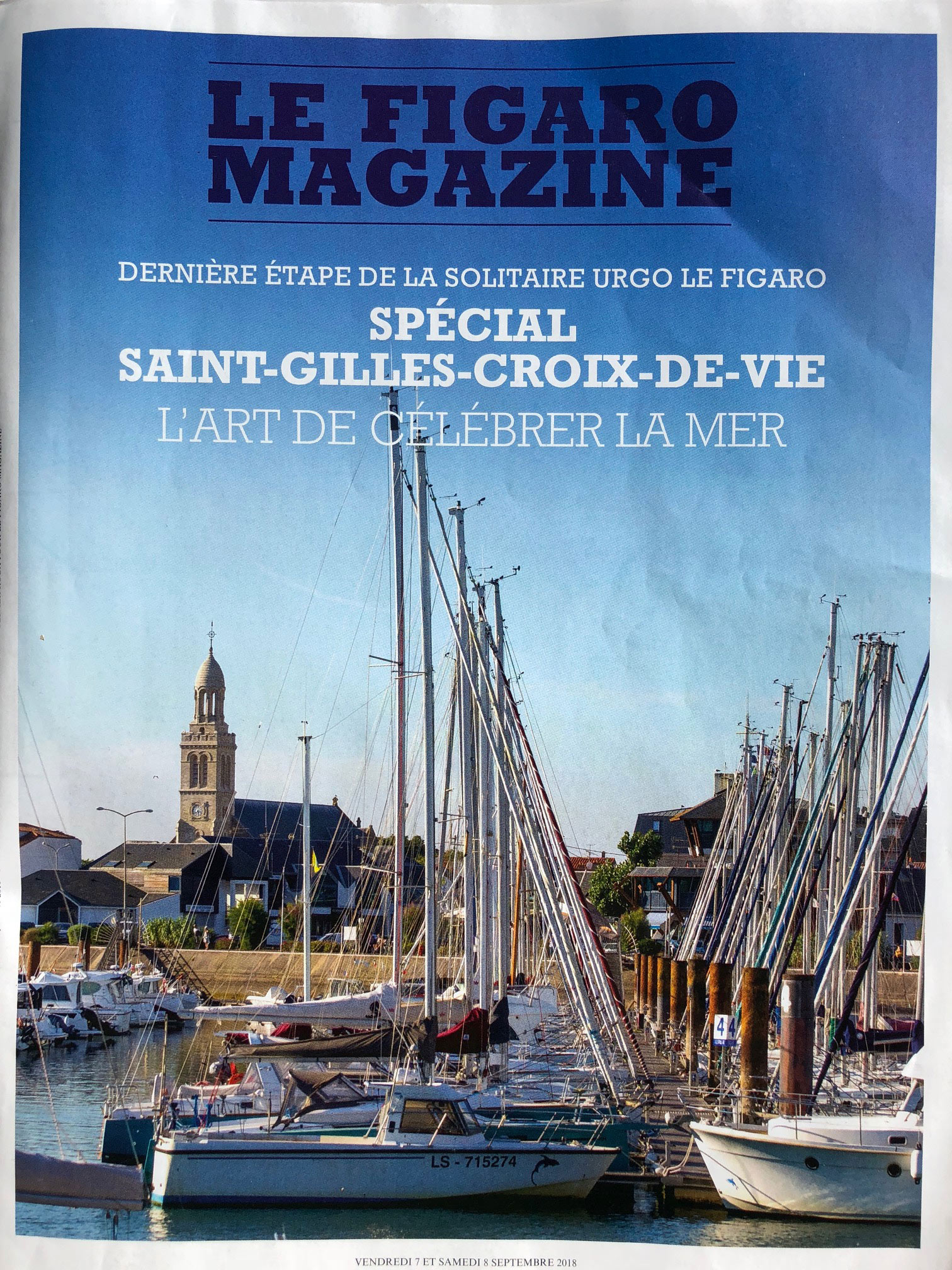 Figaro Magazine - Saint-Gilles-Croix-de-Vie - 7 septembre 2018