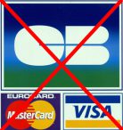 Paiement uniquement en espèces et chèques
